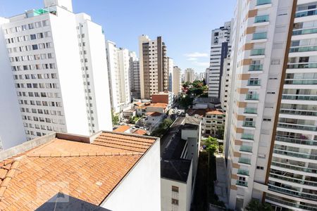 Varanda Vista de apartamento à venda com 1 quarto, 52m² em Perdizes, São Paulo