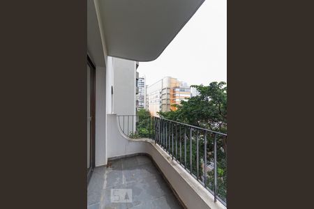 Varanda de apartamento para alugar com 3 quartos, 190m² em Moema, São Paulo