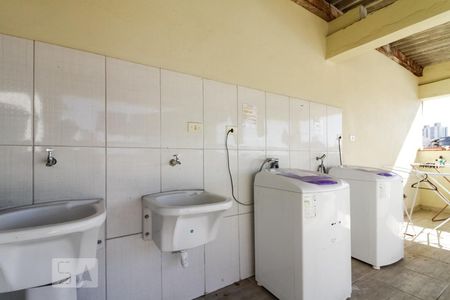 Área Externa de kitnet/studio para alugar com 1 quarto, 18m² em Vila São Luís(zona Oeste), São Paulo