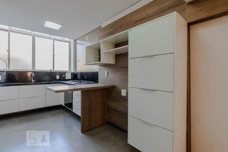 Cozinha de apartamento para alugar com 3 quartos, 100m² em Santo Antônio, Belo Horizonte