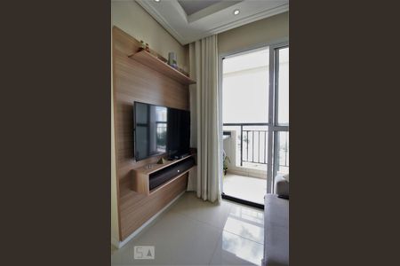 Detalhe da sala de apartamento para alugar com 2 quartos, 47m² em Vila Andrade, São Paulo