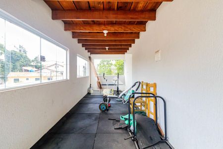 Área comum - Academia de kitnet/studio para alugar com 1 quarto, 18m² em Vila São Luís(zona Oeste), São Paulo