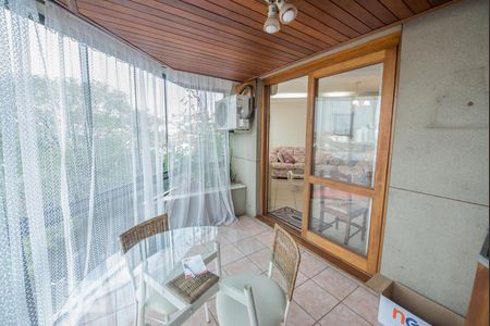 Sacada com churrasqueira de apartamento para alugar com 3 quartos, 123m² em Ideal, Novo Hamburgo