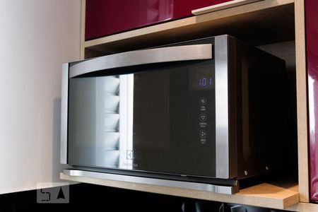 Cozinha de kitnet/studio à venda com 1 quarto, 27m² em Campo Belo, São Paulo