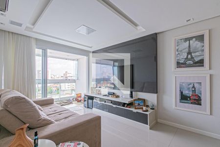Sala de apartamento para alugar com 2 quartos, 80m² em Barreiros, São José
