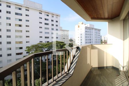 Varanda de apartamento à venda com 3 quartos, 116m² em Campo Belo, São Paulo