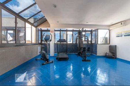 Área comum - Academia de apartamento para alugar com 1 quarto, 50m² em Cambuí, Campinas