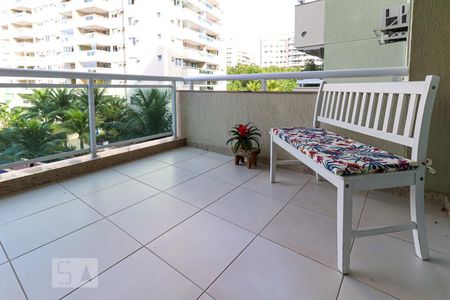 Varanda da Sala de apartamento para alugar com 2 quartos, 70m² em Barra da Tijuca, Rio de Janeiro