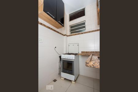 Cozinha de apartamento à venda com 1 quarto, 44m² em Glória, Rio de Janeiro
