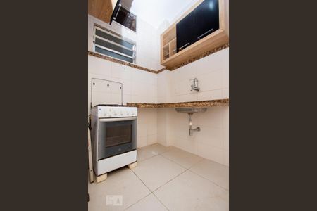 Cozinha de apartamento à venda com 1 quarto, 44m² em Glória, Rio de Janeiro