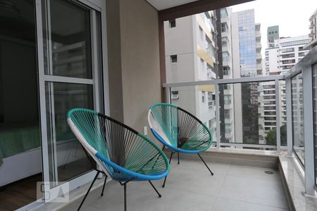 Varanda de apartamento à venda com 1 quarto, 47m² em Consolação, São Paulo