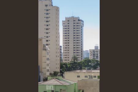 Vista varanda sala  de apartamento à venda com 1 quarto, 40m² em Indianópolis, São Paulo