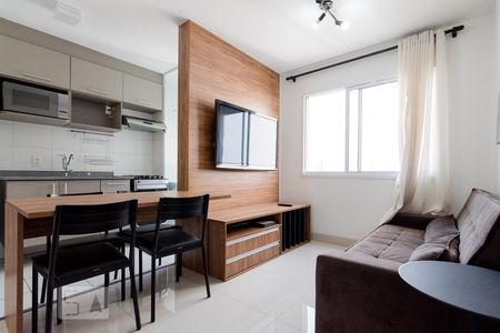 Sala de apartamento para alugar com 1 quarto, 32m² em Barra Funda, São Paulo