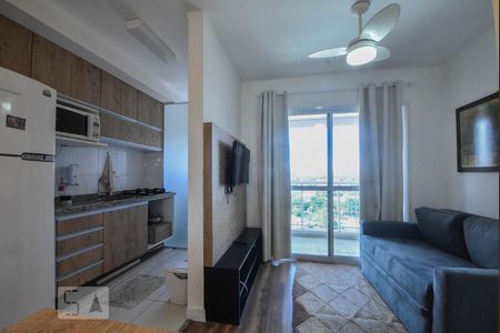 Sala e Cozinha de apartamento para alugar com 1 quarto, 38m² em Vila Cruzeiro, São Paulo
