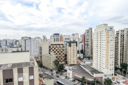 Vista varanda de apartamento à venda com 1 quarto, 45m² em Vila Olímpia, São Paulo
