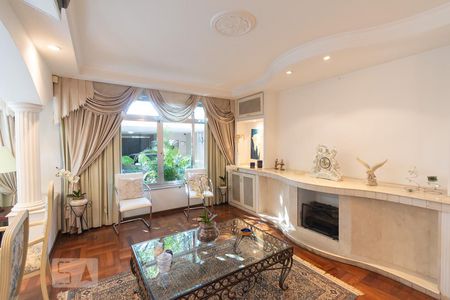 Sala Lareira de casa à venda com 5 quartos, 480m² em Brooklin Paulista, São Paulo