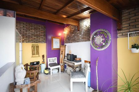 Sala da cobertura de apartamento para alugar com 1 quarto, 72m² em Jardim Londrina, São Paulo