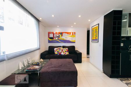 Sala 1 de apartamento para alugar com 1 quarto, 60m² em Itaim Bibi , São Paulo