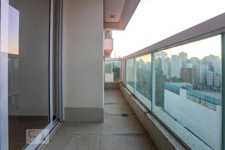Varanda da Sala de apartamento para alugar com 2 quartos, 60m² em Consolação, São Paulo