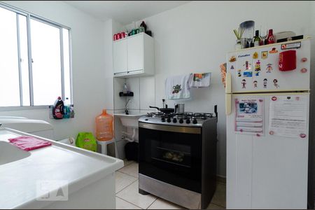 Cozinha de apartamento à venda com 2 quartos, 45m² em Parque das Cachoeiras, Campinas