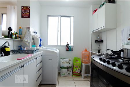 Cozinha de apartamento à venda com 2 quartos, 45m² em Parque das Cachoeiras, Campinas