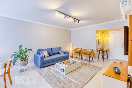 Sala de apartamento para alugar com 2 quartos, 76m² em Moema, São Paulo