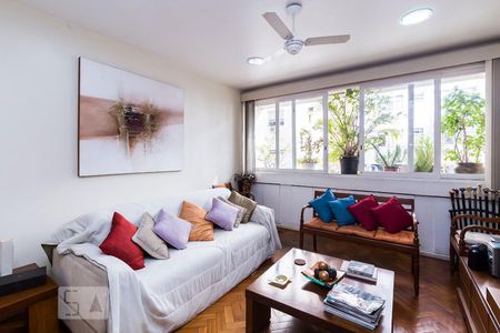 Sala de apartamento à venda com 3 quartos, 124m² em Laranjeiras, Rio de Janeiro