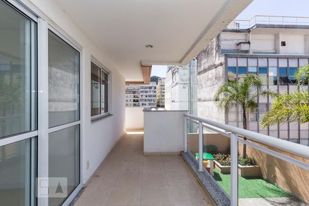 Varanda de apartamento à venda com 3 quartos, 102m² em Botafogo, Rio de Janeiro