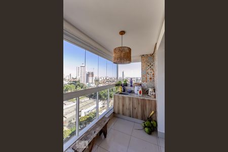 Sacada gourmet  de apartamento para alugar com 3 quartos, 74m² em Setor Bueno, Goiânia