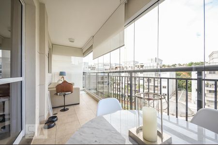 Varanda de apartamento à venda com 1 quarto, 125m² em Vila Morumbi, São Paulo
