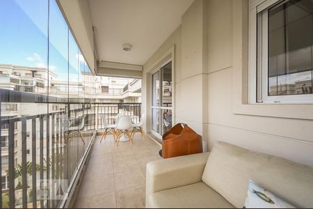 Varanda de apartamento à venda com 1 quarto, 125m² em Vila Morumbi, São Paulo