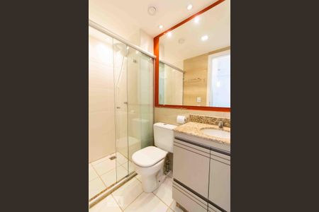 Banheiro de apartamento para alugar com 1 quarto, 33m² em Sul (águas Claras), Brasília