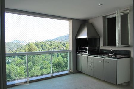 Varanda gourmet de apartamento à venda com 3 quartos, 122m² em Tamboré, Santana de Parnaíba