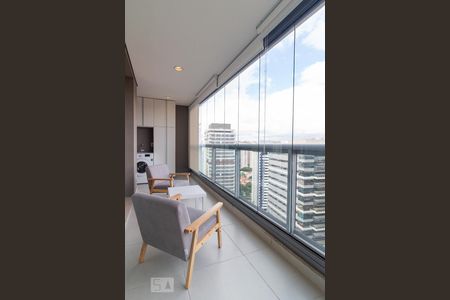 Varanda de apartamento para alugar com 1 quarto, 54m² em Chácara Santo Antônio, São Paulo