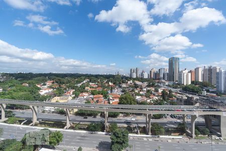 Varanda Vista de apartamento à venda com 1 quarto, 49m² em Campo Belo, São Paulo