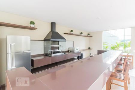 Studio à venda com 38m², 1 quarto e 1 vagaChurrasqueira