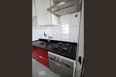 Apartamento para alugar com 56m², 2 quartos e 1 vagaDetalhe da cozinha