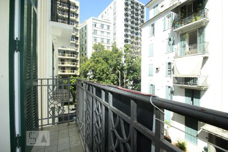 Varanda da Sala de apartamento à venda com 5 quartos, 217m² em Laranjeiras, Rio de Janeiro