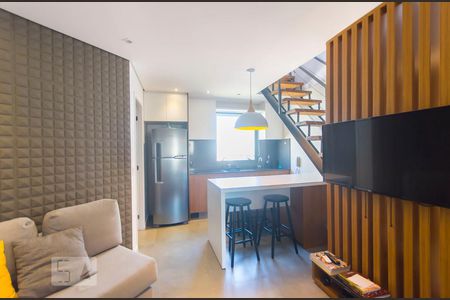 Sala de apartamento à venda com 2 quartos, 73m² em Vila Nova Conceição, São Paulo