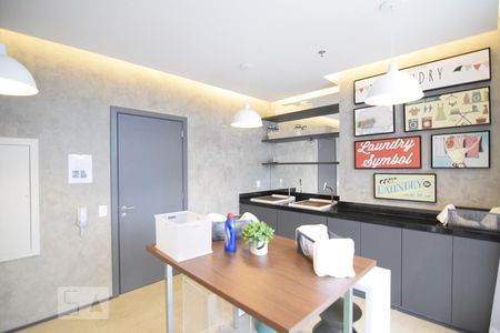 Studio à venda com 42m², 1 quarto e 1 vagaLavanderia