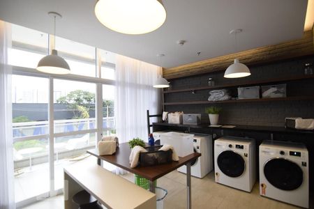 Studio à venda com 42m², 1 quarto e 1 vagaLavanderia