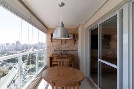 Varanda de kitnet/studio à venda com 1 quarto, 33m² em Brooklin Paulista, São Paulo
