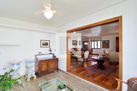 Varanda da Sala de apartamento à venda com 4 quartos, 213m² em Real Parque, São Paulo