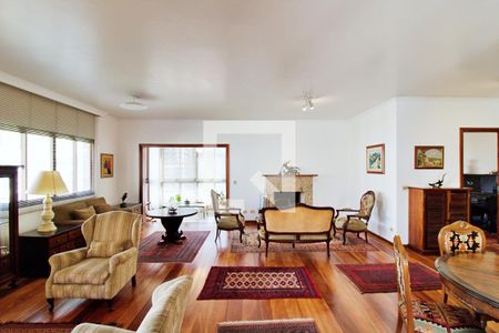 Sala de apartamento à venda com 4 quartos, 213m² em Real Parque, São Paulo