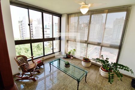 Varanda da Sala de apartamento para alugar com 4 quartos, 213m² em Real Parque, São Paulo