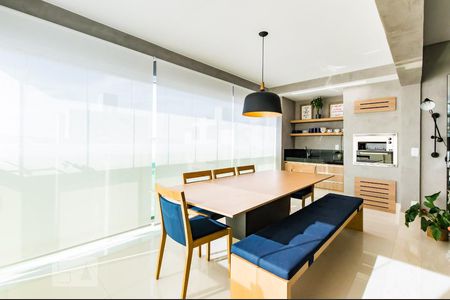 Varanda Gourmet Integrada de apartamento à venda com 3 quartos, 153m² em Fazenda São Quirino, Campinas