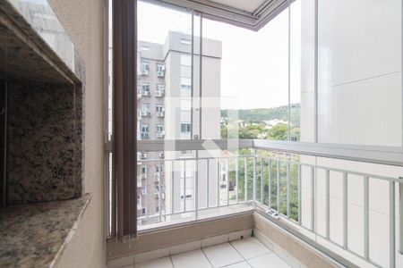Varanda da Sala de apartamento à venda com 2 quartos, 55m² em Teresópolis, Porto Alegre
