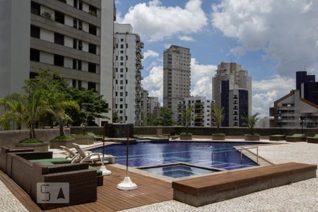 Apartamento à venda com 78m², 1 quarto e 2 vagas Apartamento à venda com 78m², 1 quarto e 2 vagasÁrea comum - Piscina