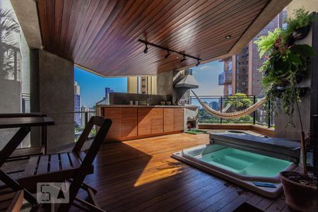 Varanda  de apartamento para alugar com 1 quarto, 78m² em Vila Suzana, São Paulo