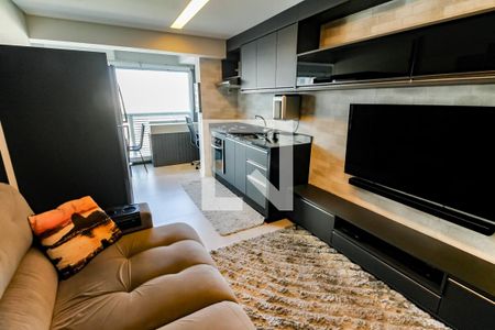 Sala de apartamento para alugar com 1 quarto, 40m² em Vila Andrade, São Paulo